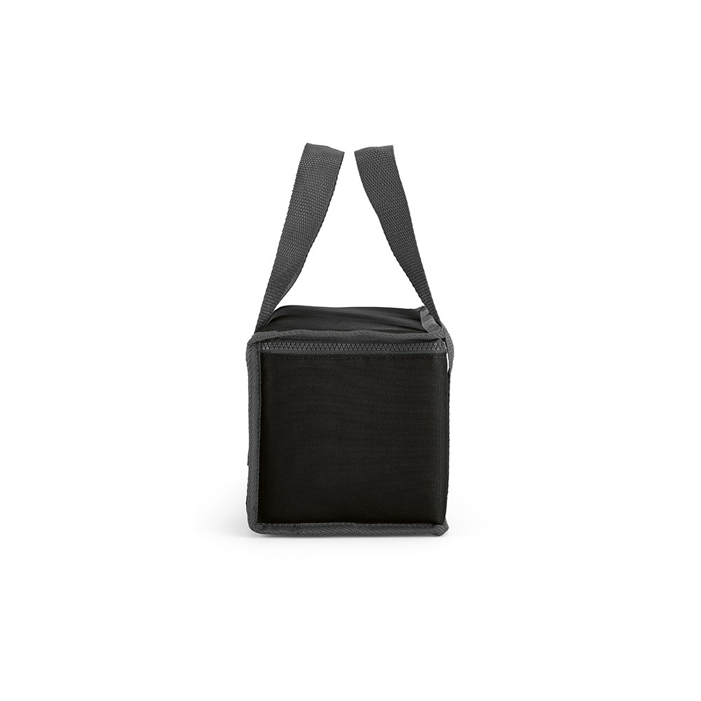 Florence M 5L Kühltasche,rPET. Mit thermoinjizierten Reißverschlüssen - Schwarz