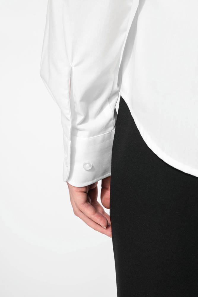 K542C - Damen Popelinebluse Langarm