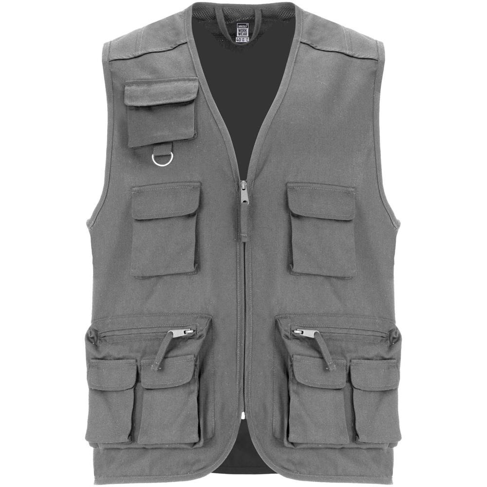 Venera Arbeitsweste mit V-Ausschnitt und mehreren Taschen, 200 g/m2 