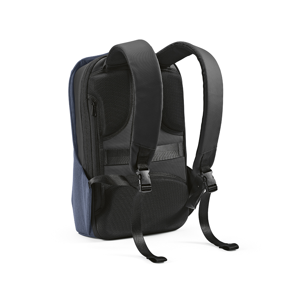 Abrantes 20L Rucksack rPET - TSA-Schloss und schnittfester Stoff - Blau