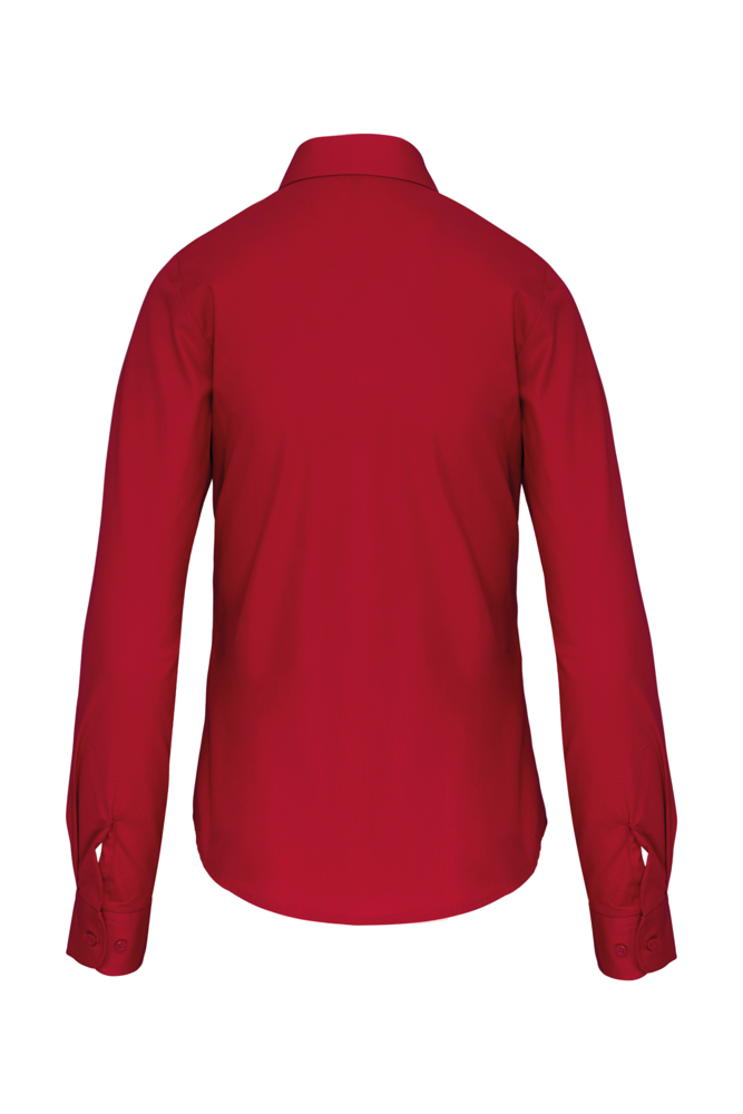 K542C - Damen Popelinebluse Langarm